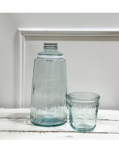 Botella+Vaso Transparente